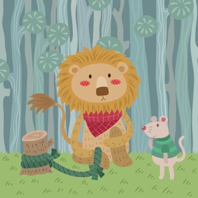 1. Sư tử và chú chuột nhắt: Truyện ngắn thiếu nhi hay