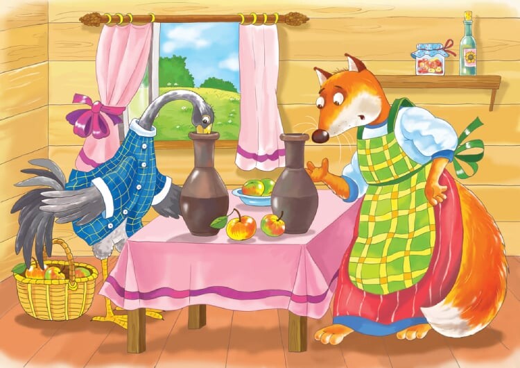 3. Truyện ngắn thiếu nhi hay: Cáo và cò